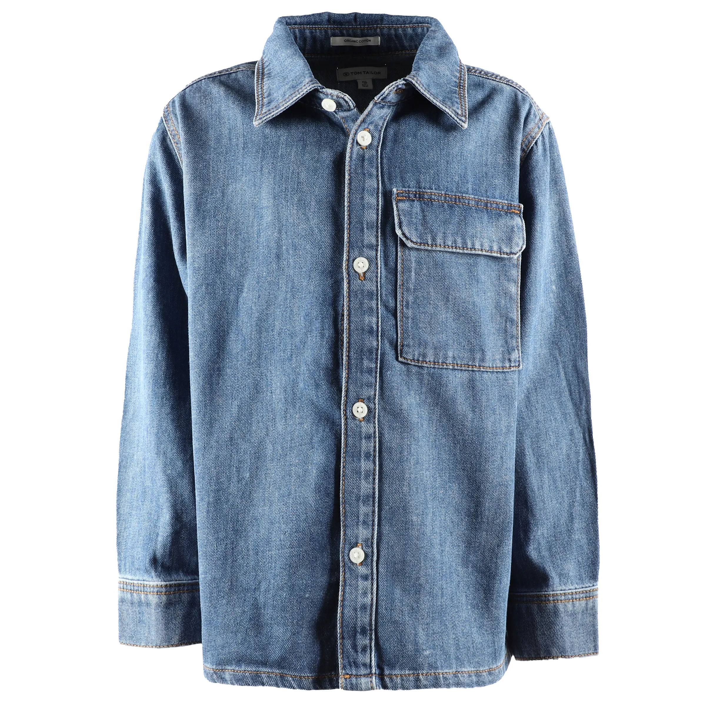 Jungen Jeanshemd mit Brusttasche