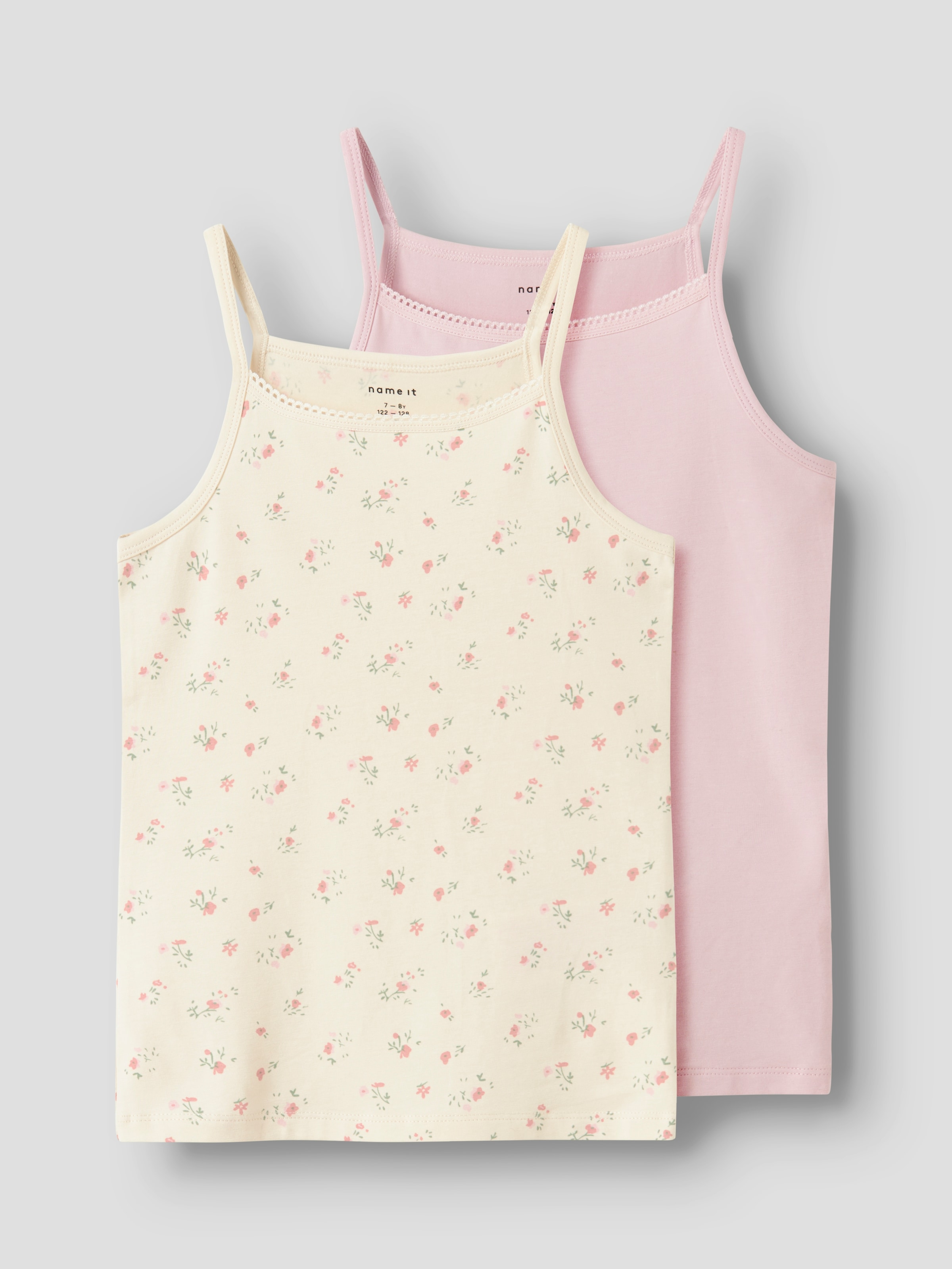 Name It Unterhemd »NKFSTRAP TOP 2P FLOWER NOOS«, 2 Stk.