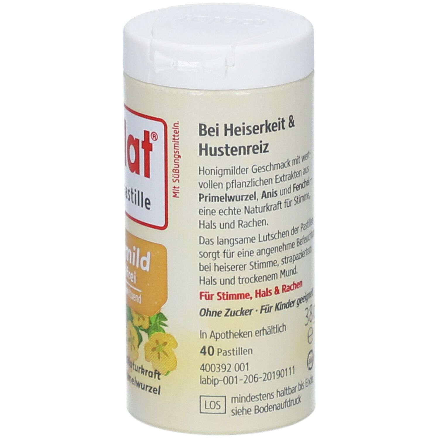 ipalat® Honigmild mentholfrei
