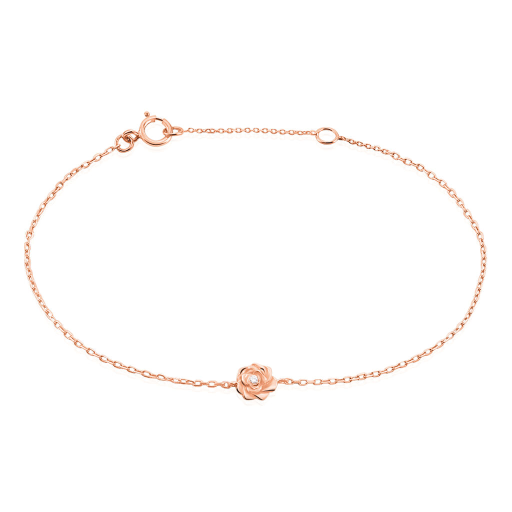 Bracelet Jannea Argent Rose Oxyde De Zirconium