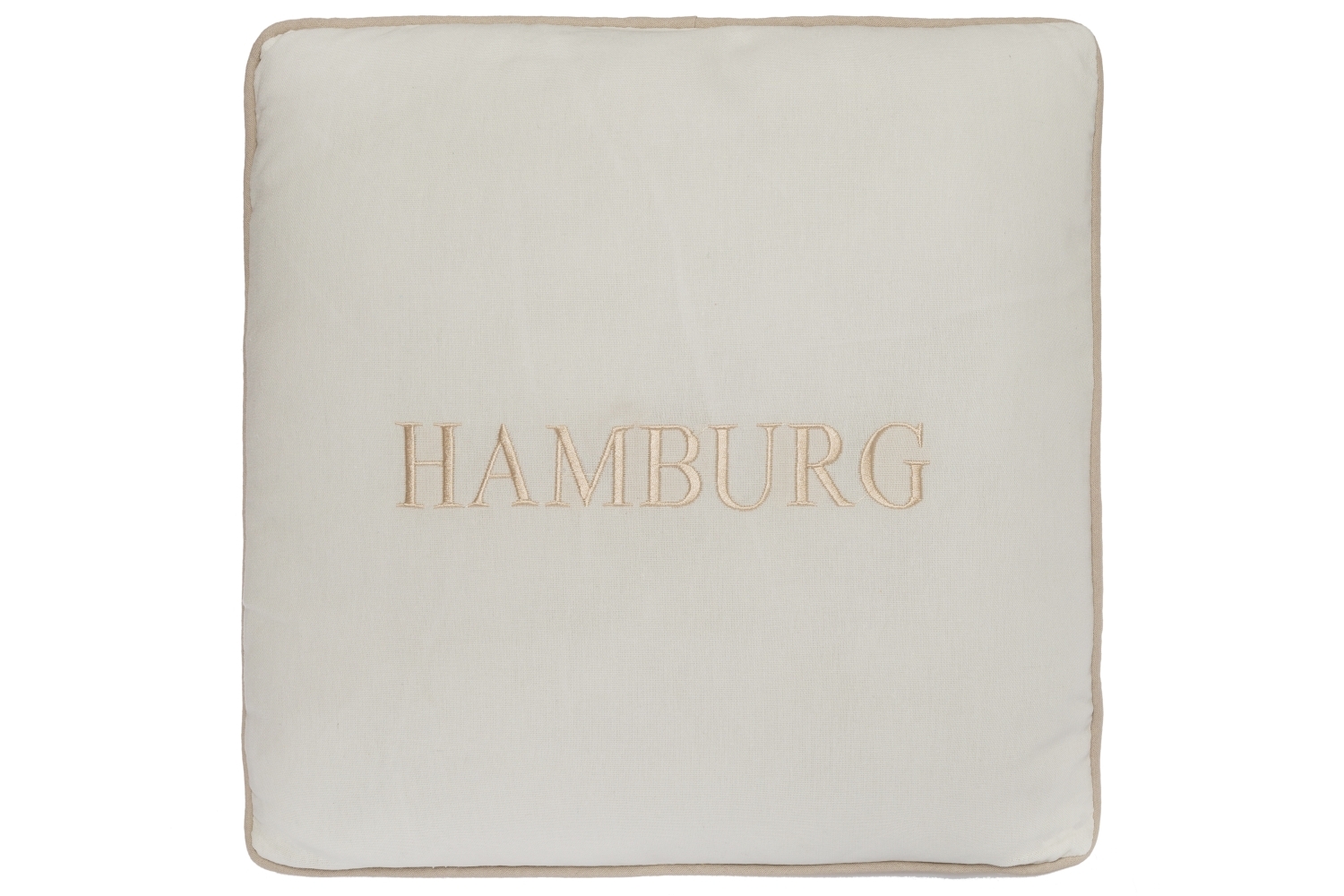 Kissen HAMBURG - weiß - 45x45 cm
