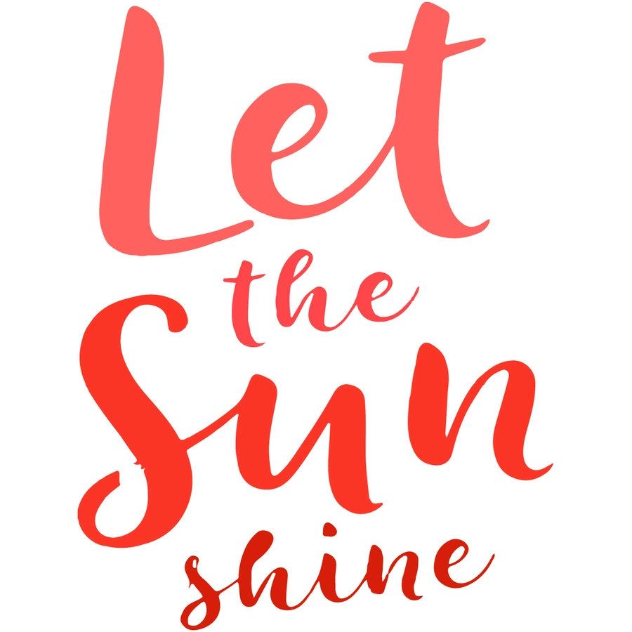 Liliput Langarmshirt Let The Sun gelb