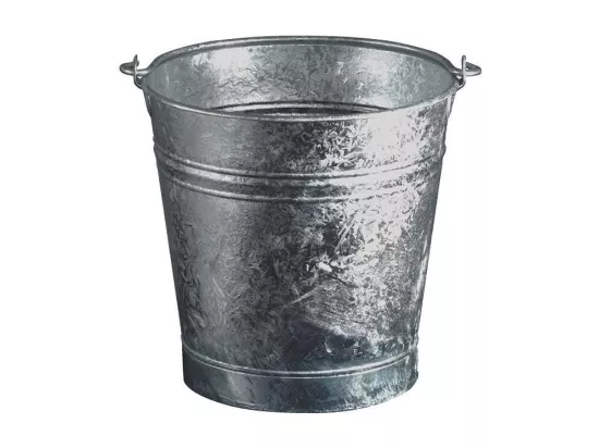 Seau en acier galvanisé 13 litres