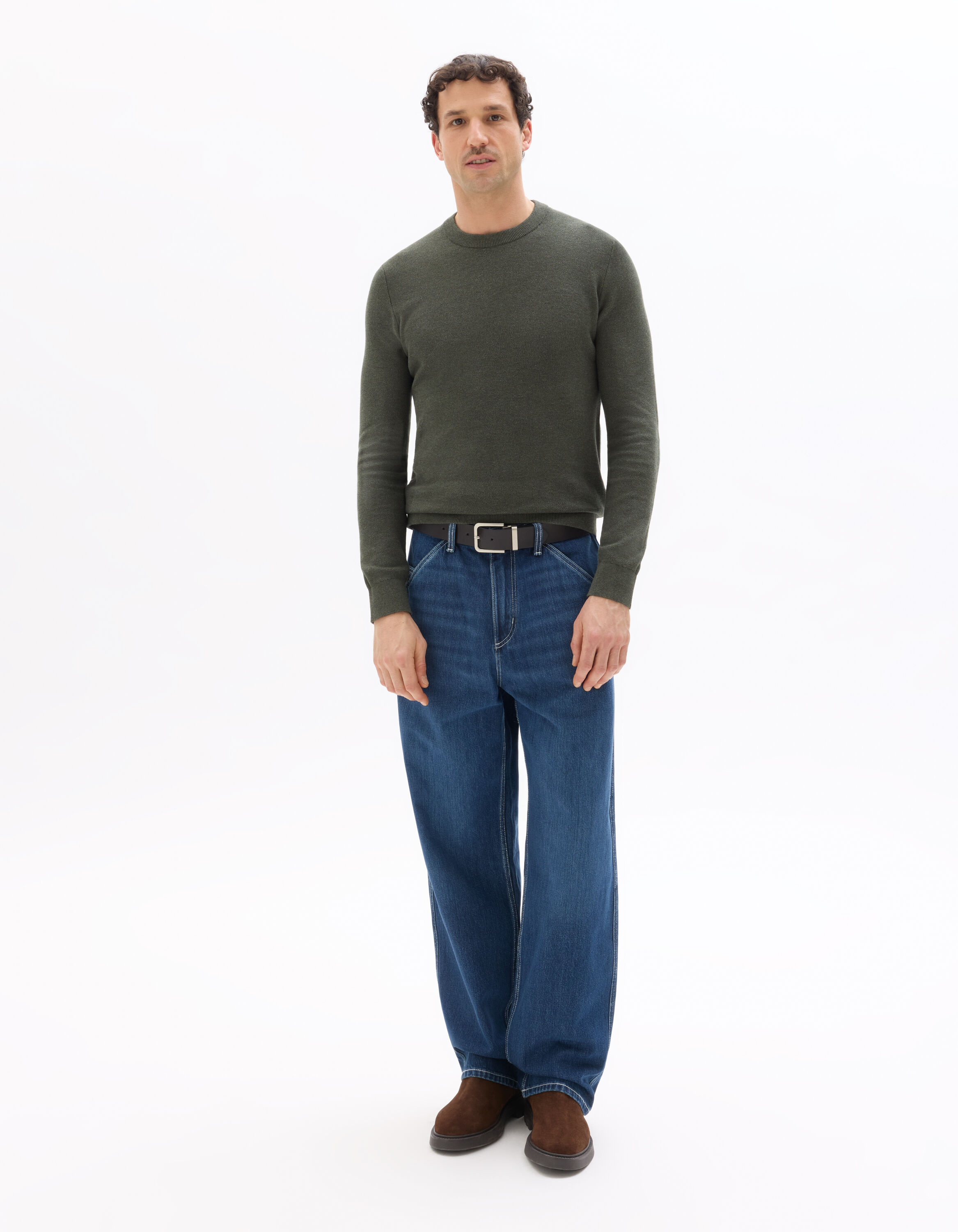 Jean baggy 100% coton - double stone