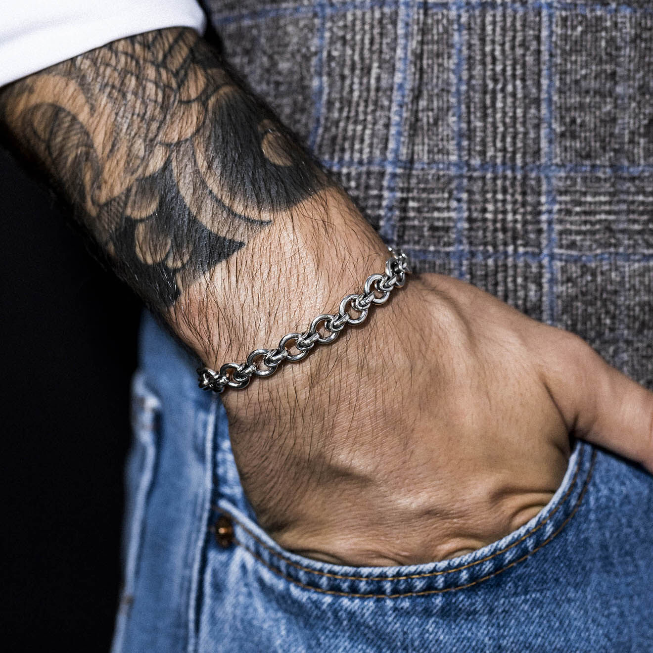 Rockstone Bracelet Saga en Argent