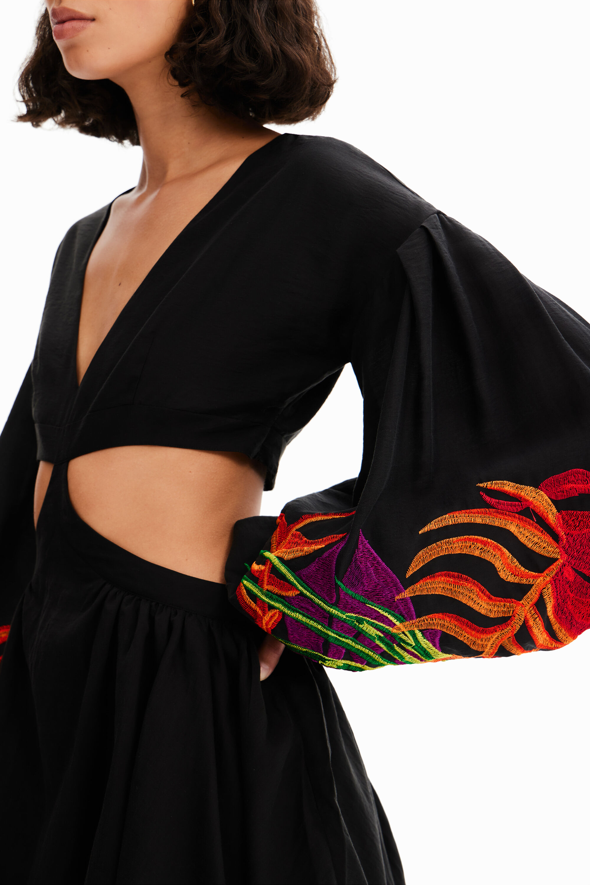 Robe courte découpes Stella Jean