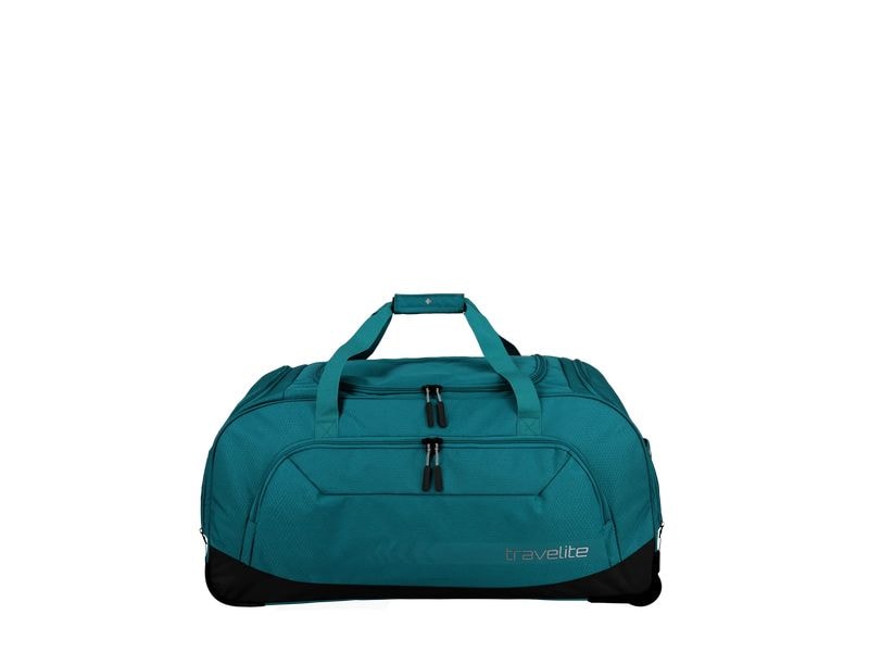 travelite Kick Off Rollenreisetasche XL Petrol Reisekoffer