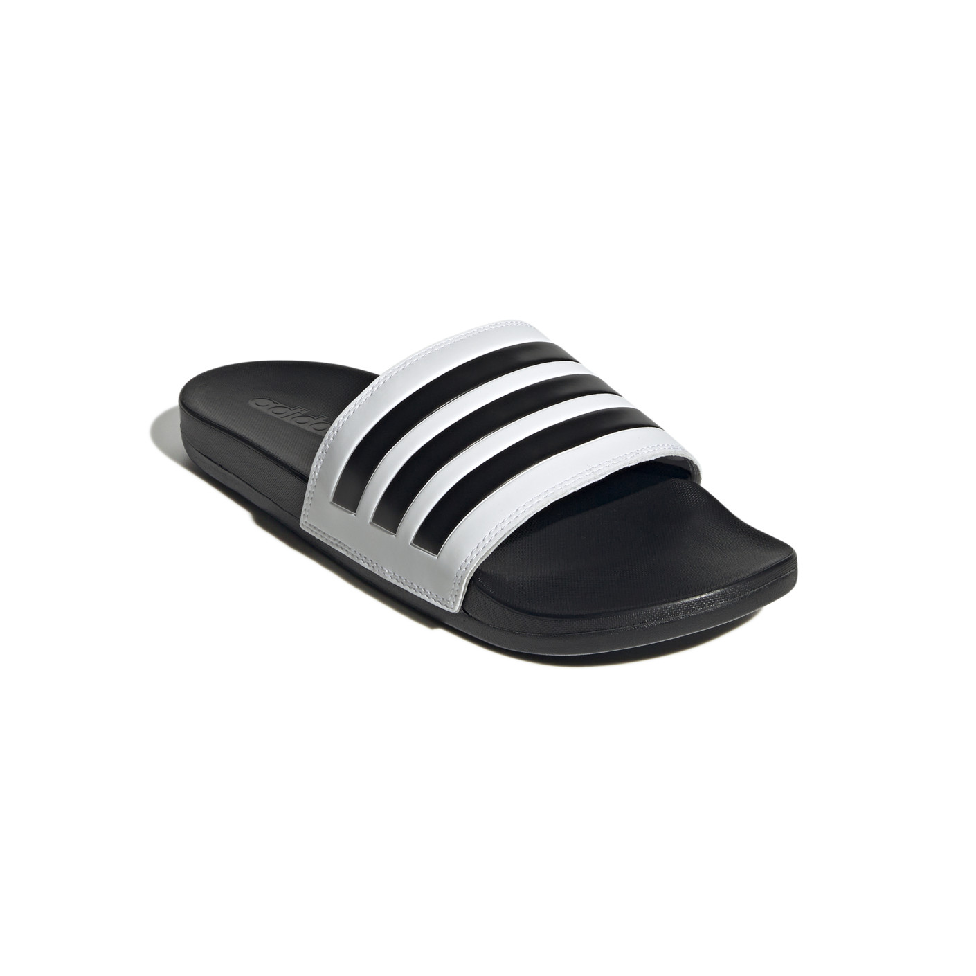 Adidas Adilette Comfort Slippers Zwart Wit Zwart