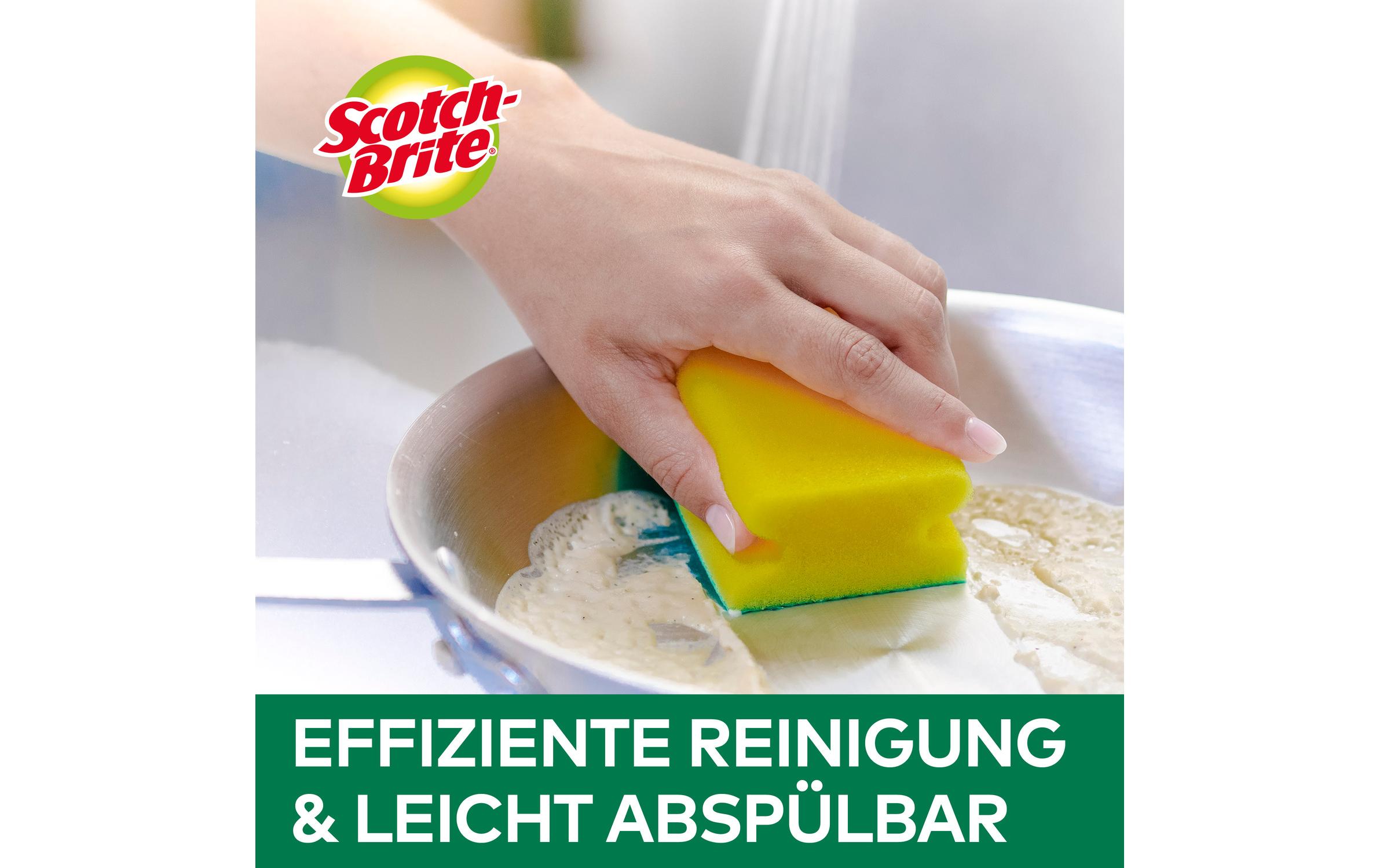 Schwamm Scotch-Brite Fesh extra stark 2 StückExtra starker Schwamm zum Reinigen