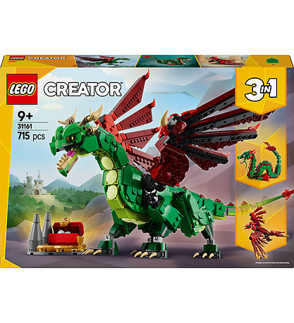 LEGO® Schöpfer - Grüner Drache 31161 - 3-in-1 - 715 Teile
