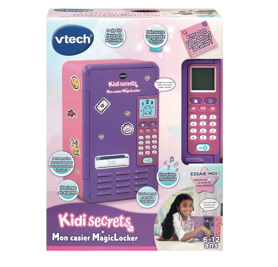 KIDISECRETS - MON CASIER MAGICLOCKER ROSE