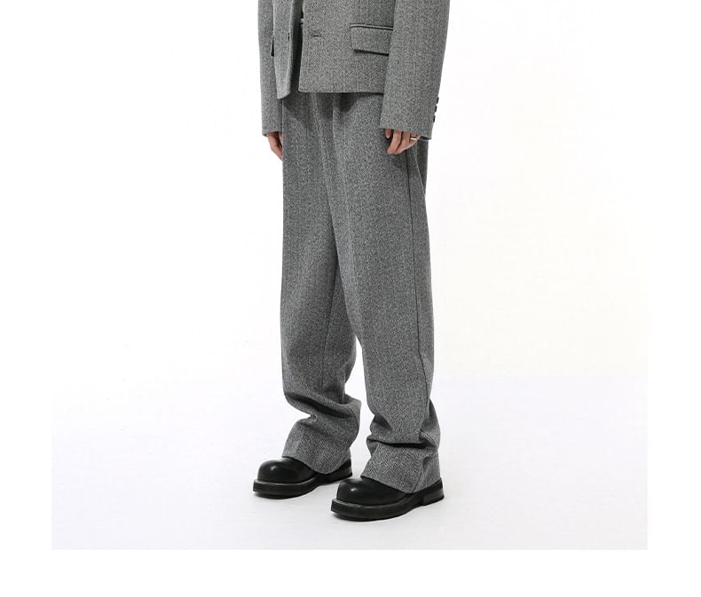 FAERIS - Enkelrijs blazer / Mid Rise Loose Fit pantalon