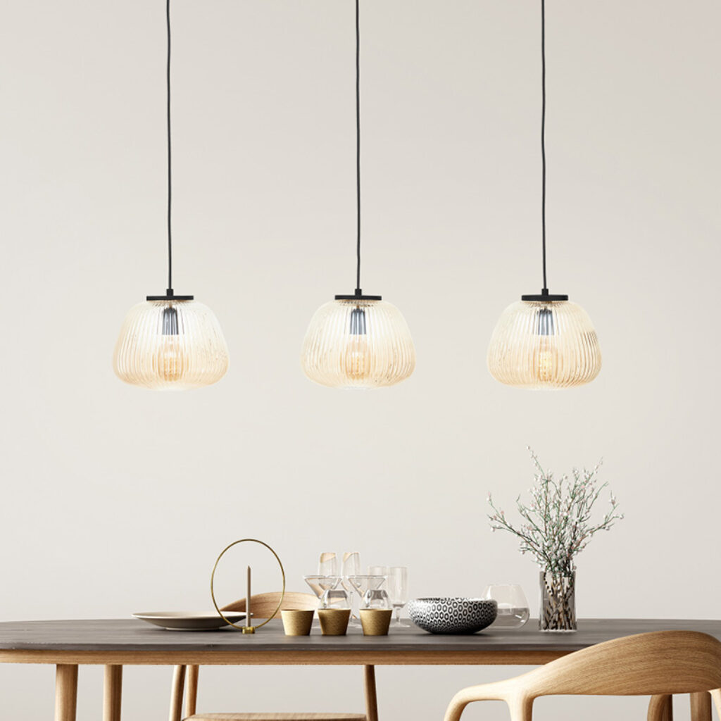 ROBBIE HANGLAMP 3-LICHTS BALK