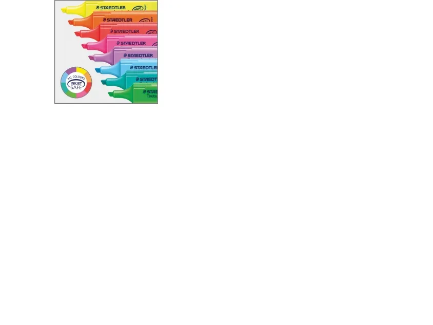 Staedtler Textsurfer Classic 364 overstregningspenne ass. farver - borddisplay med 200 stk.