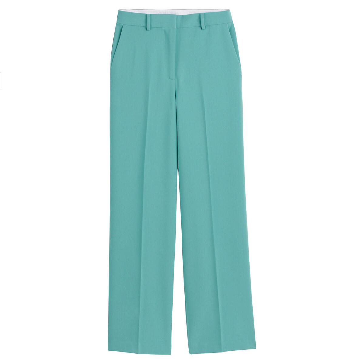 COLEÇÕES LA REDOUTE<br>Calças largas em poliviscose