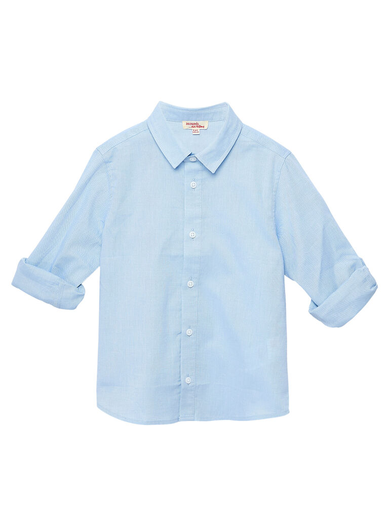 Chemise garçon bleu clair