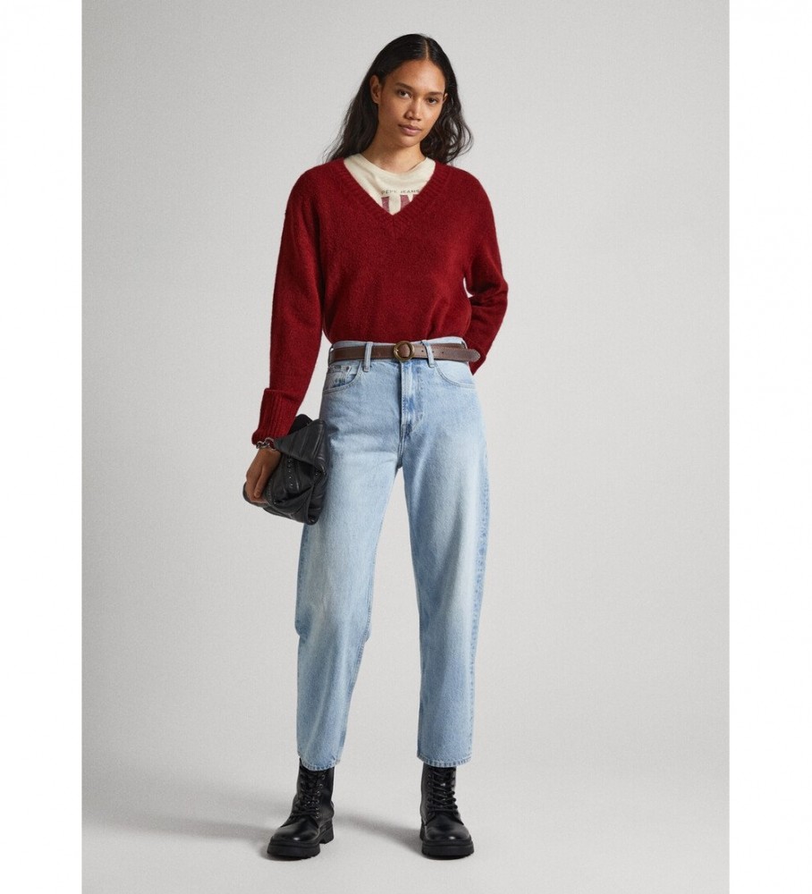 Camisola Pepe Jeans Denisse bordô