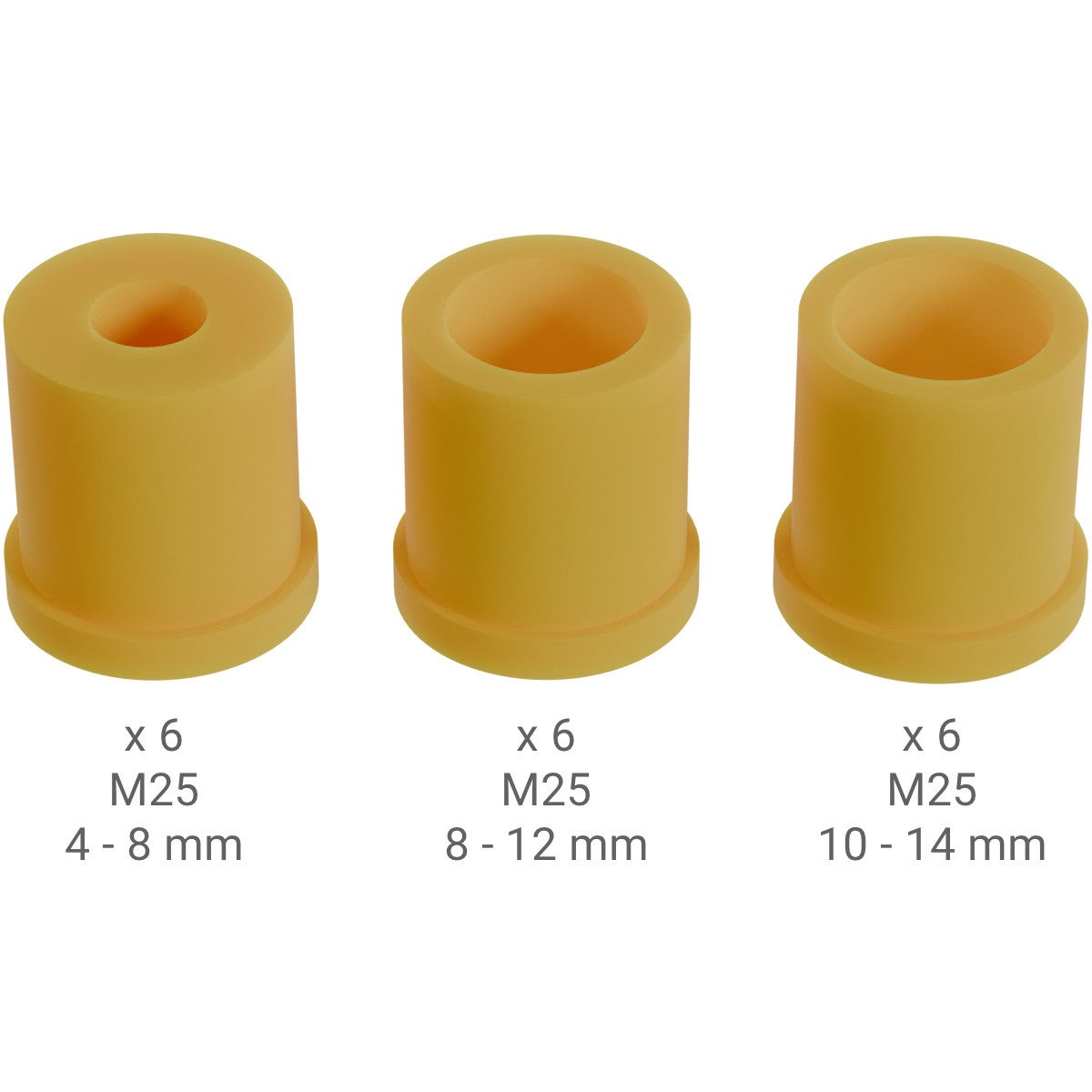 Hilec IpBox-P6 waterdichte behuizing IP68 6-weg voor kabel van 4 tot 14 mm