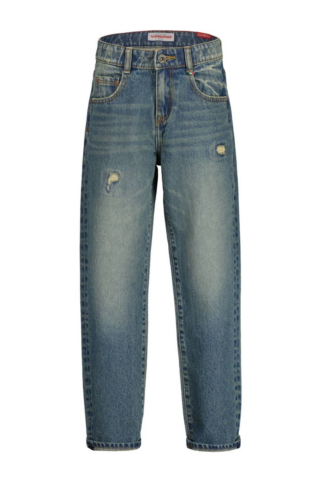 Vingino loose fit jeans Castiano tinted mid blue