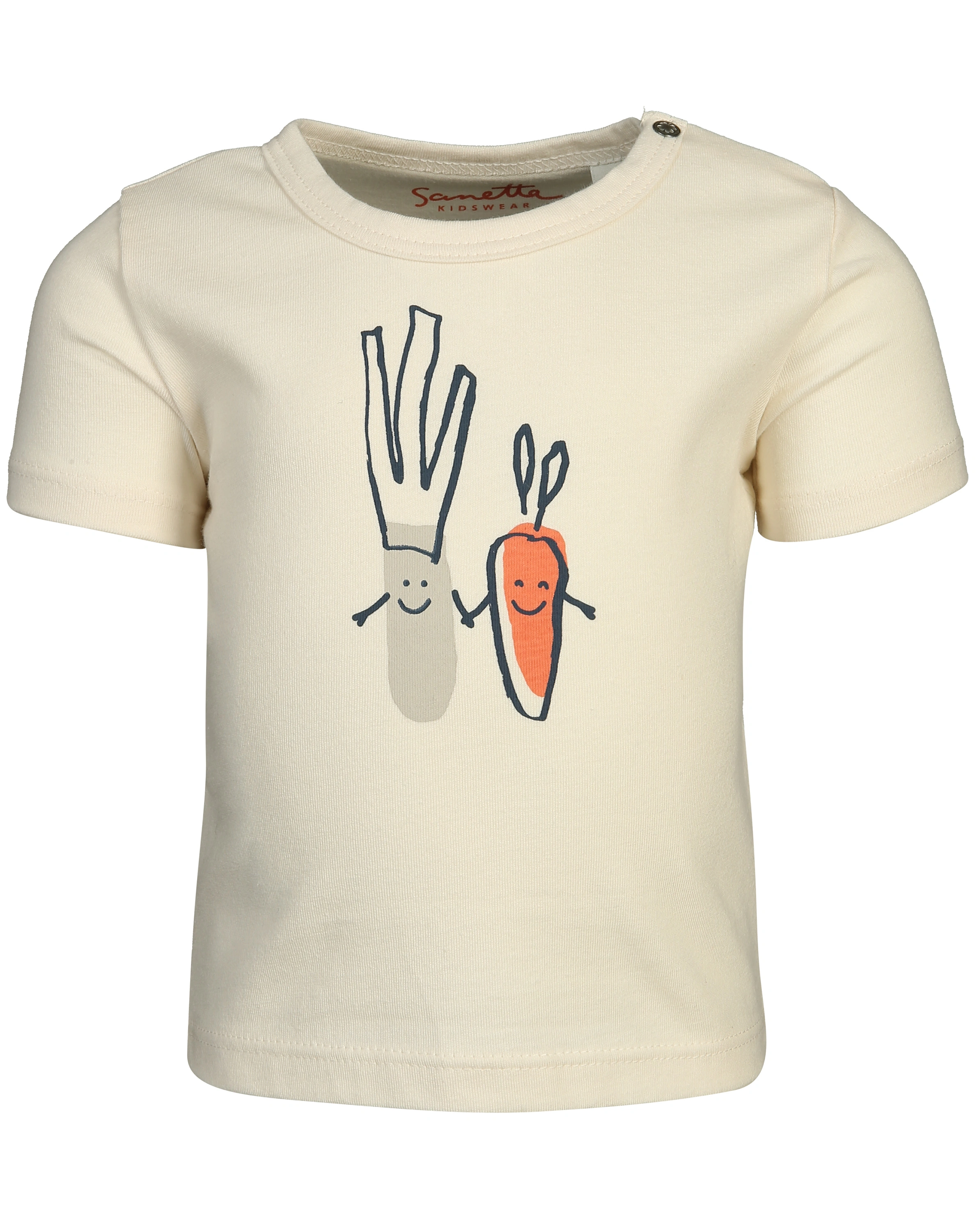 T-Shirt GREEN FRIENDS in white whisper