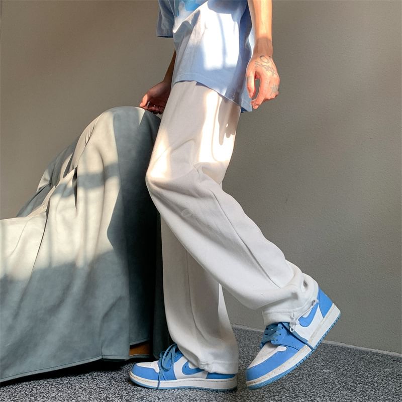 GRAYCIOUS - Hoge taille effen joggingbroek