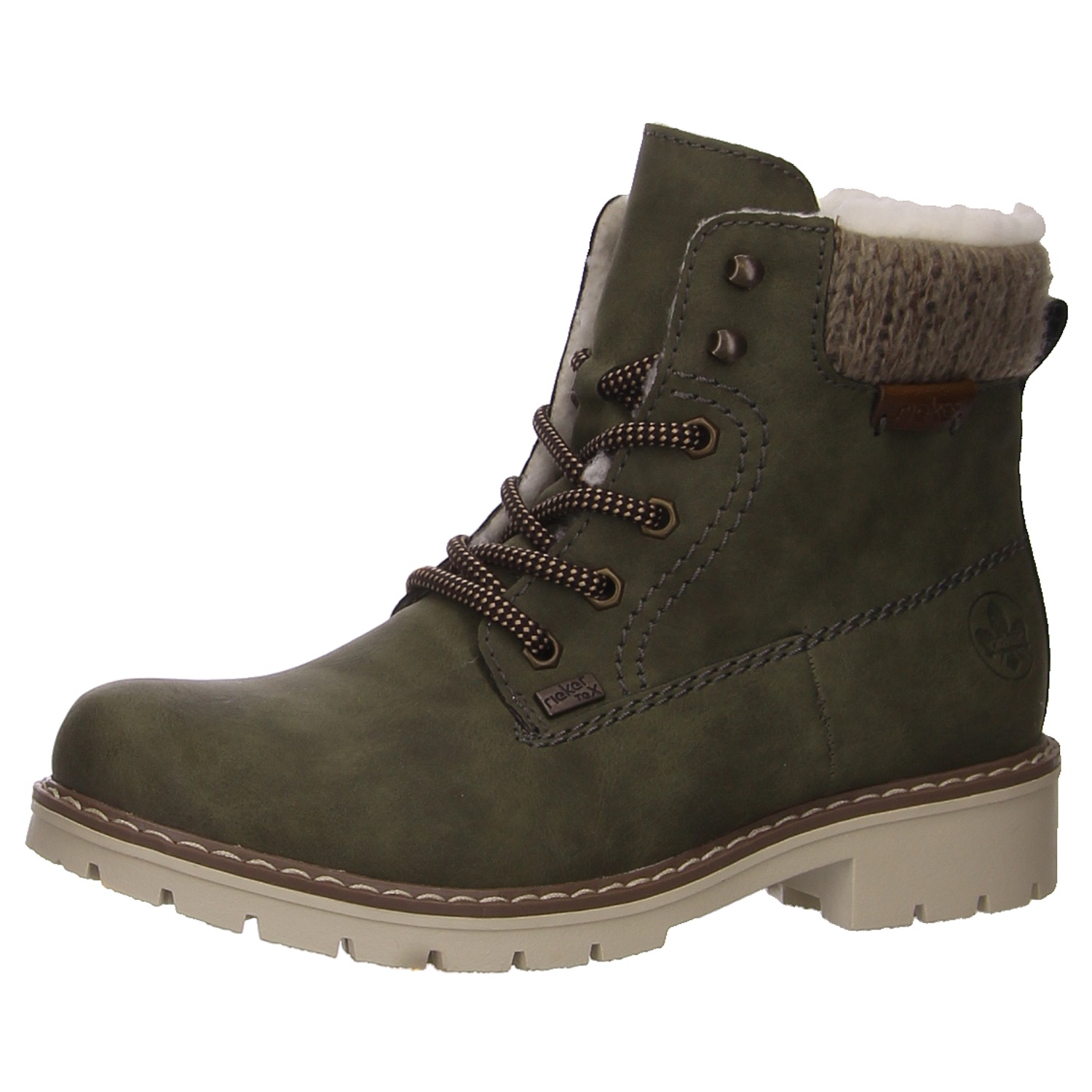 Rieker Schnürboots grün grün