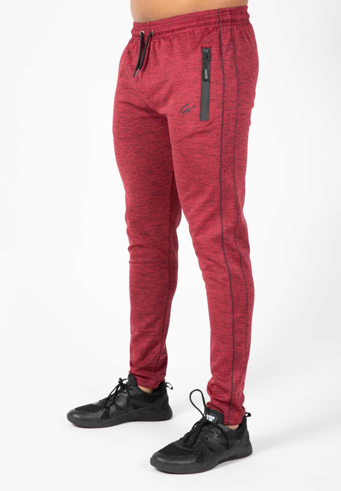 Calça de treino Gorilla Wear Wenden branca e preta