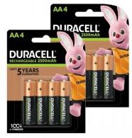 Duracell Oplaadbare AA / HR6 Ni-Mh Batterijen (8 stuks, 2500 mAh)
