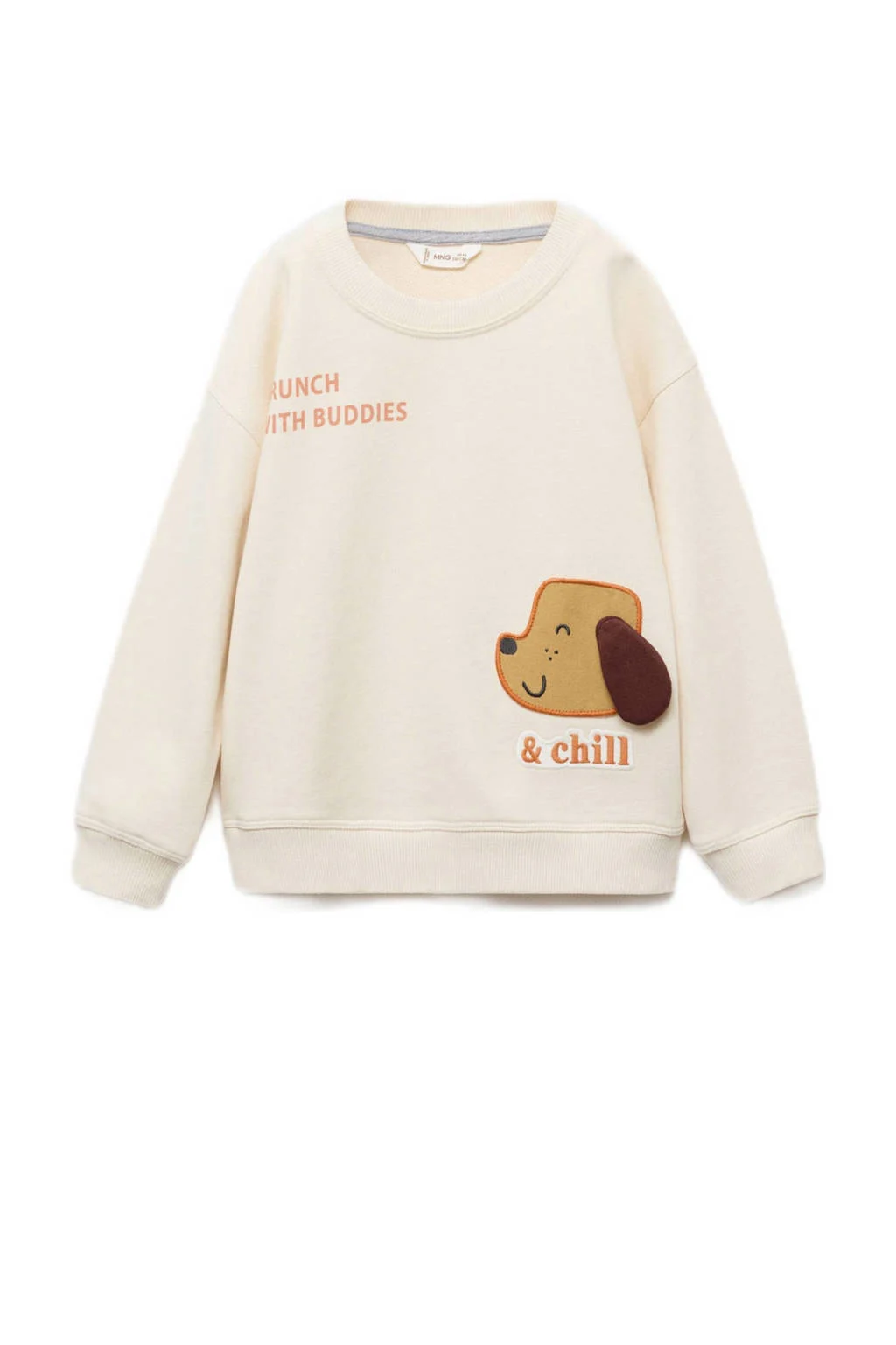 Mango Kids sweater ecru