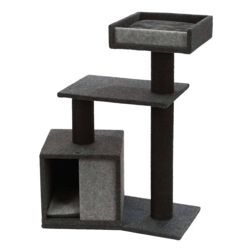 arranhador para gato cinza