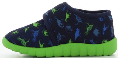 Jurassic World Tøfler, Navy/Light Green