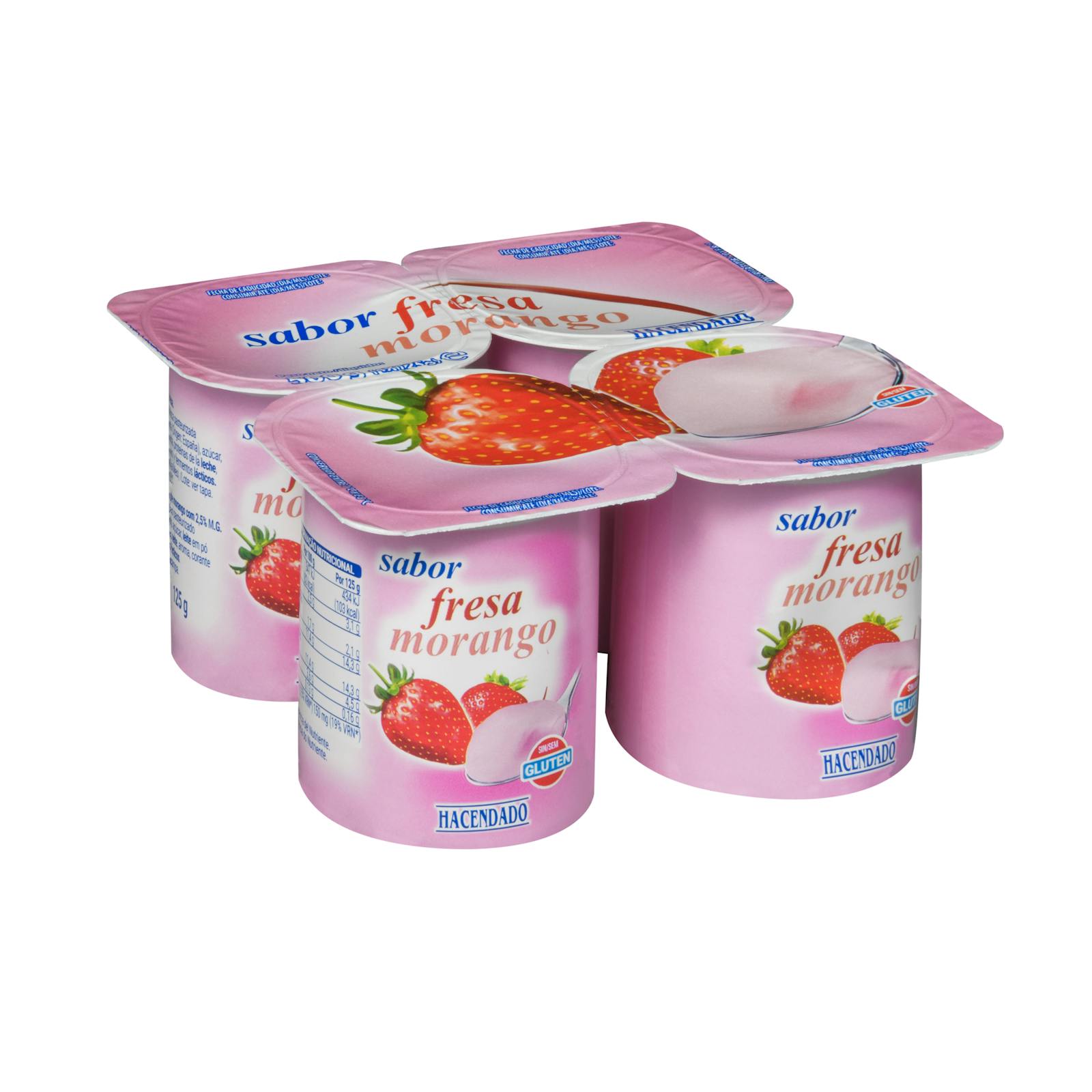 Yaourt à la fraise Hacendado