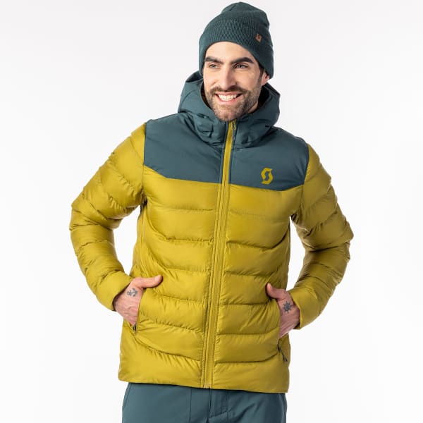 Doudoune ski SCOTT JKT M'S INSULOFT WARM ARUBA GREEN/SAVANNA GREEN