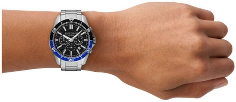 Armani Exchange - Spencer - Chronograaf Horloge - Zilver - Roestvrijstaal