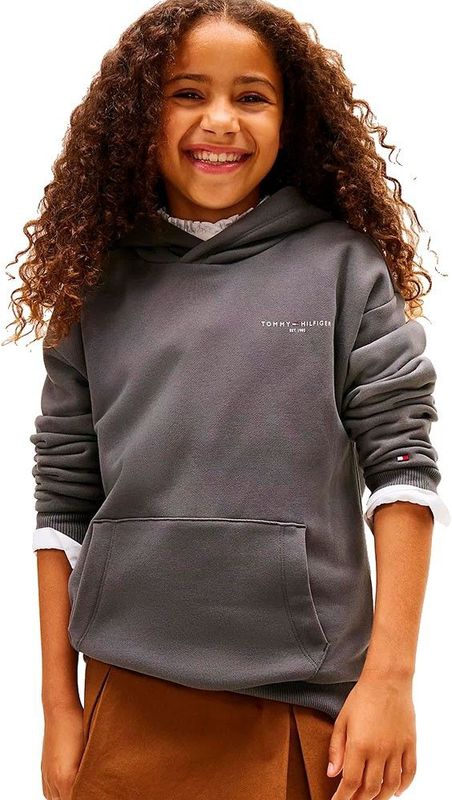 Tommy Hilfiger - MINI CORP HOODIE - Soft Sapphire - Hoodie - Kinderen tot 16 jaar