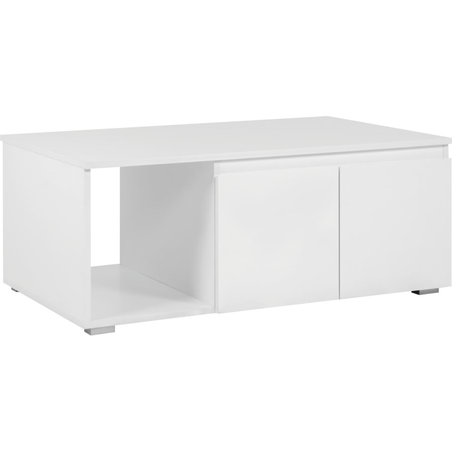 Salontisch Osaka Hochglanz MDF weiss 130 x 38 x 80 cm