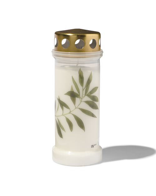 lumière commémorative Ø6.5x17 feuilles