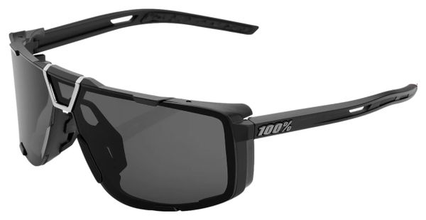 Lunettes de soleil 100% Eastcraft - Matte Noir - Verres Smoke Gris