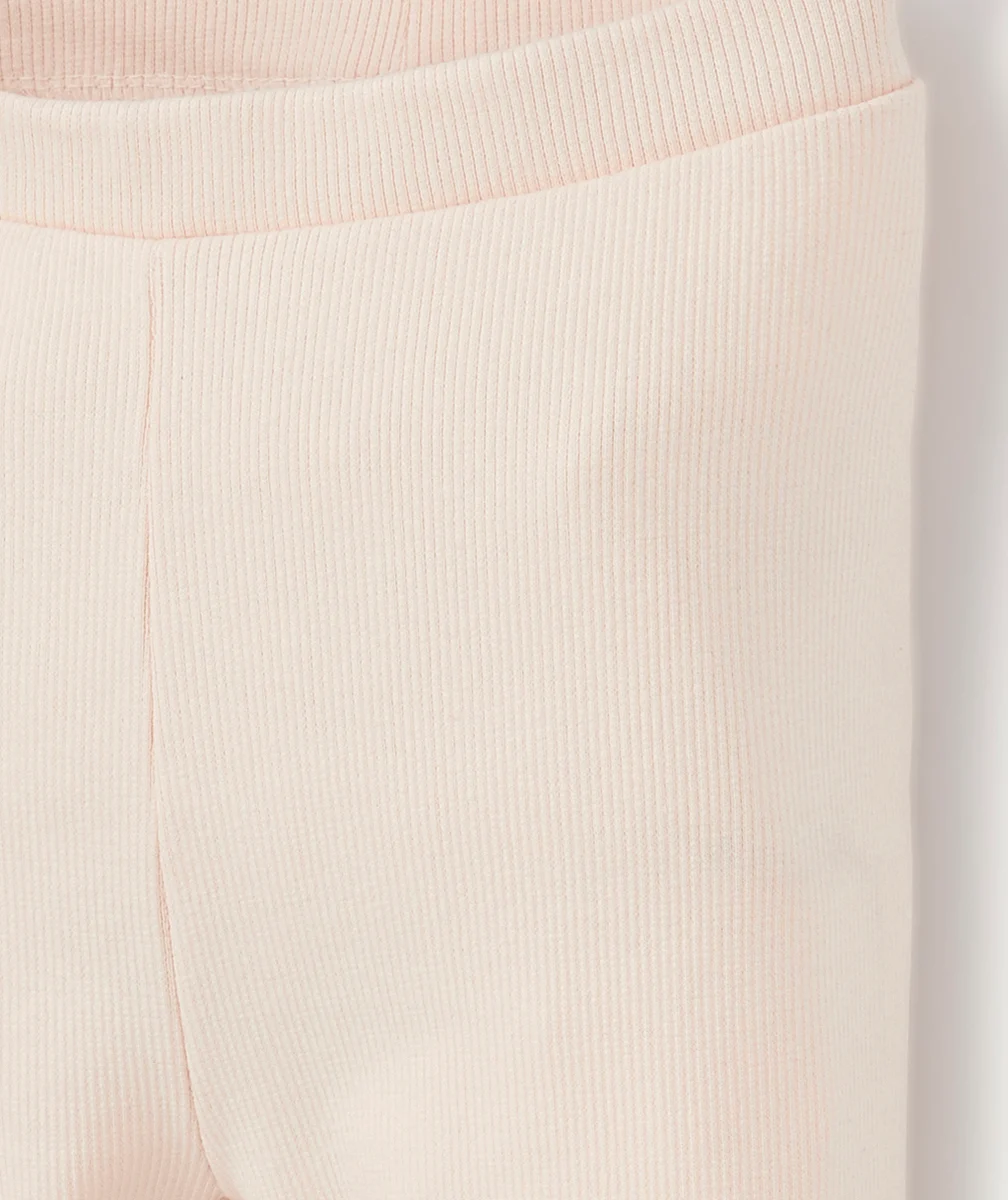 LE LEGGING ROSE PÂLE EN COTON BIOLOGIQUE