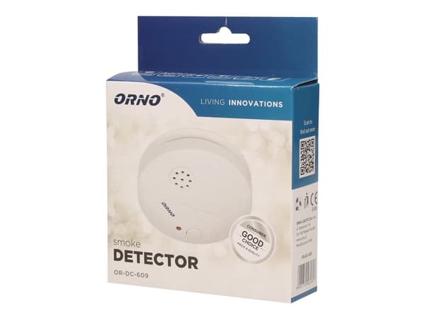 ORNO OR-DC-609 - Røyksensor - batteridrevet