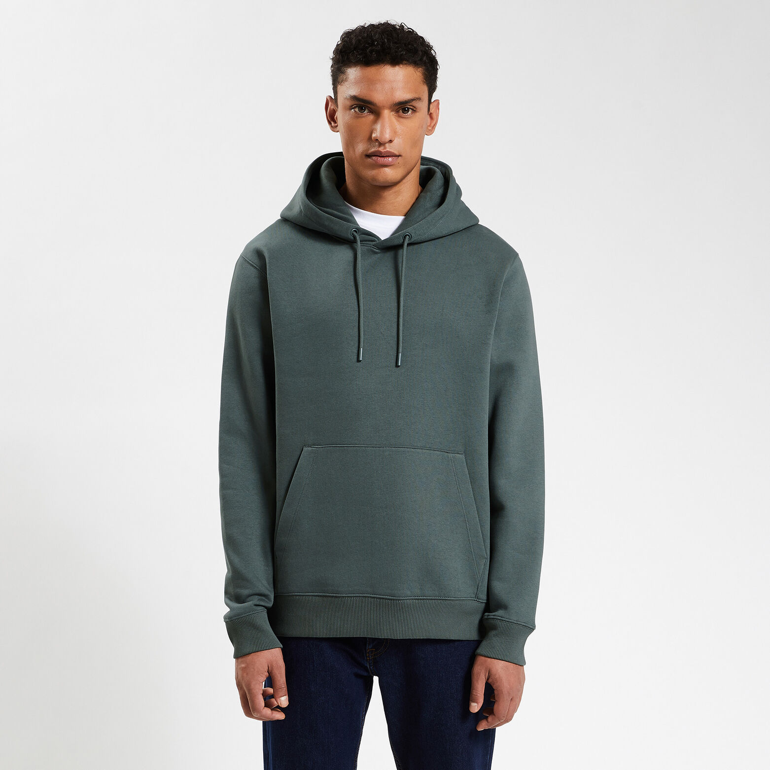 Sweat à capuche essentiel Vert
