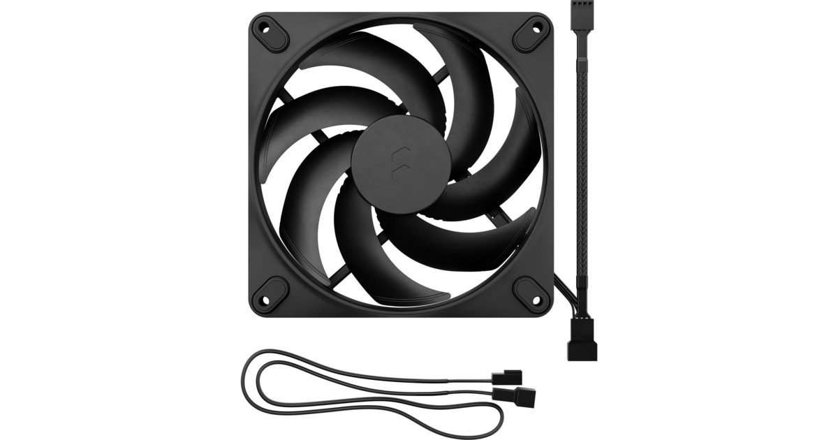 Fractal DesignMomentum 14 case fan  (Zwart, 140 x 140 x 25 mm, PWM)