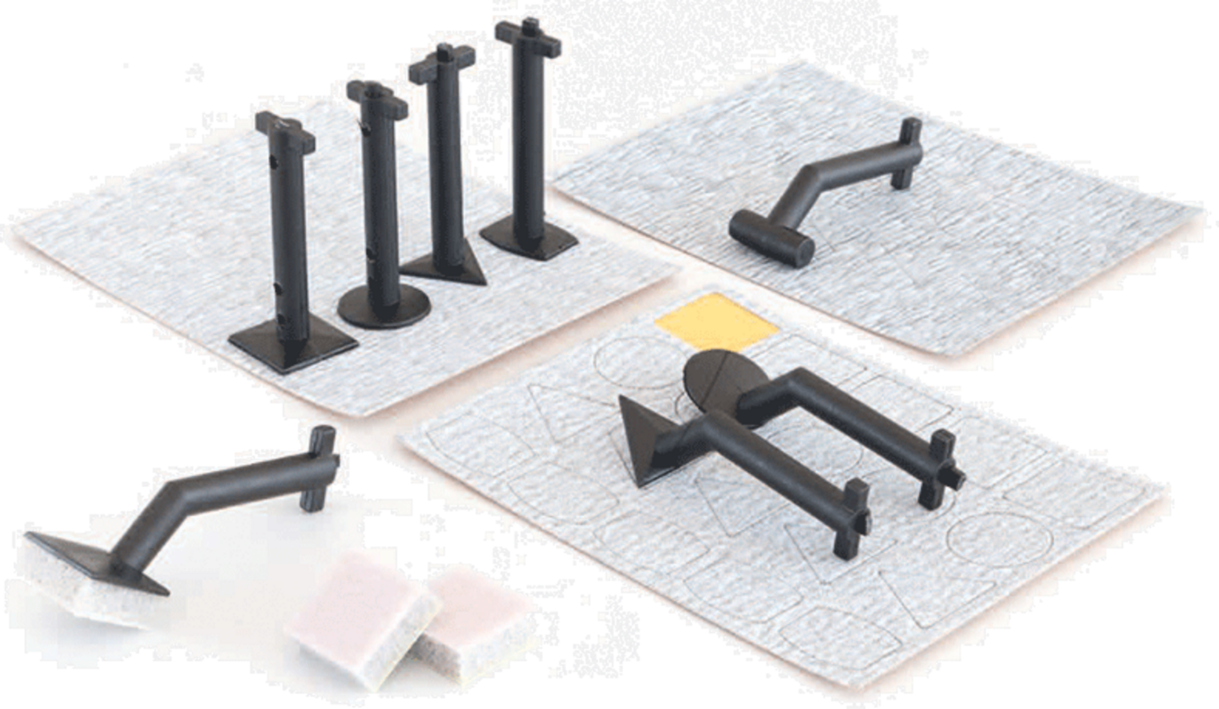 PROXXON  Flexible Schleifpads für Penschleifer PS 18, grob (2 Stk)    Ersatz Schleifpads