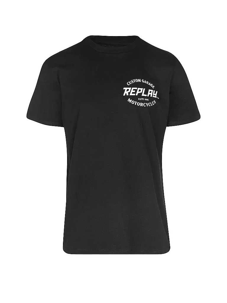 REPLAY T-Shirt schwarz