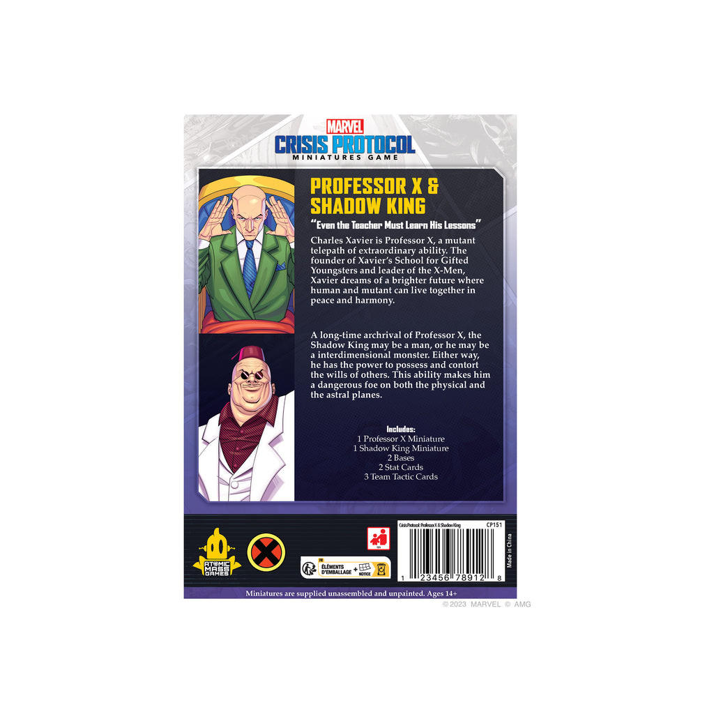 Marvel Crisis Protocol: Professor X & Shadow King