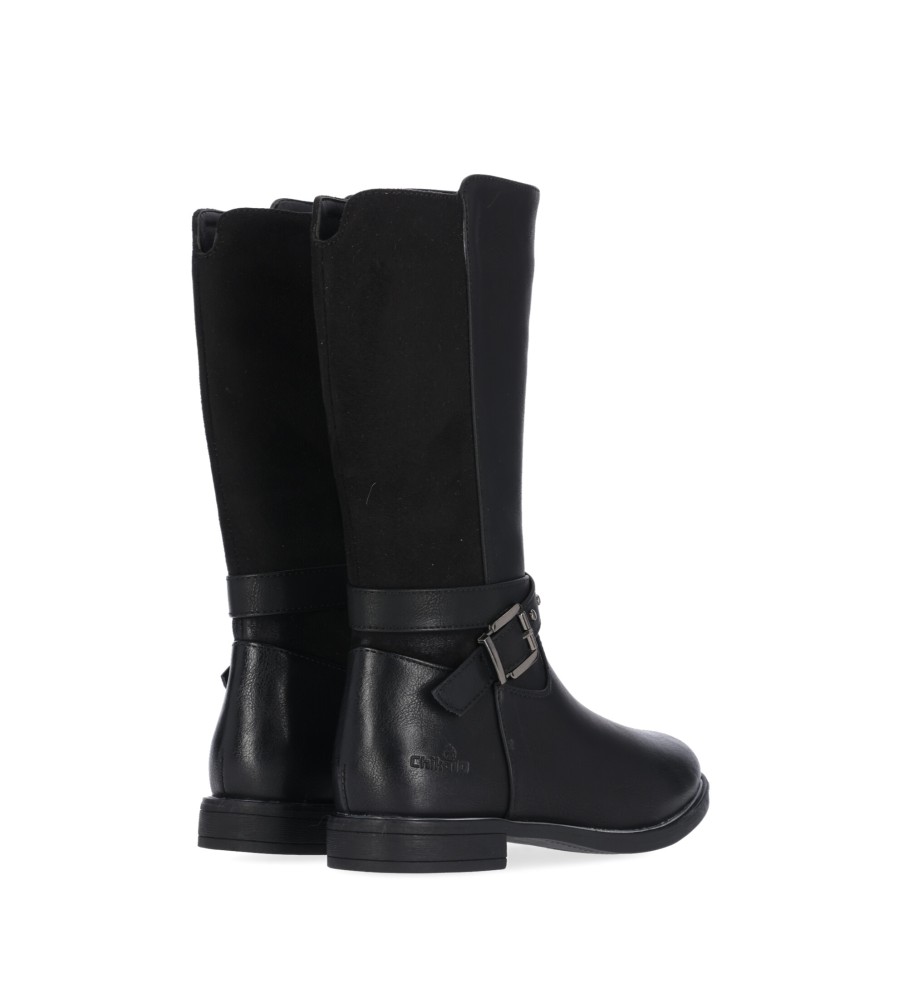 Botas infantis Chika10 Carisa tamanho 22 pretas