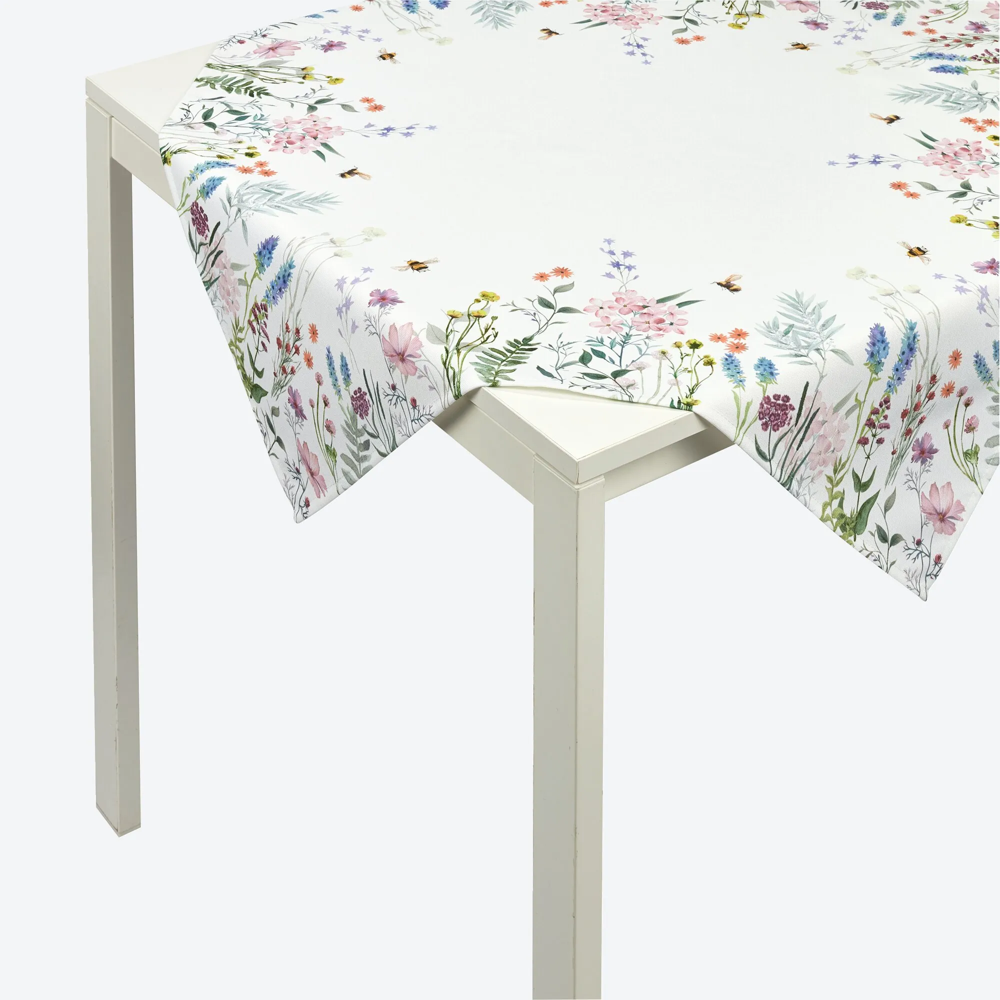 Mitteldecke mit Frühlingsdesign, ca. 80x80cm
