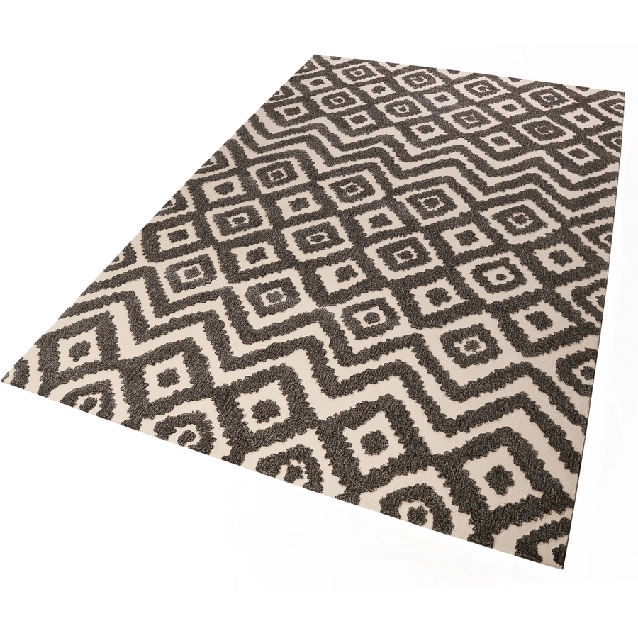 Esprit Kurzflorteppich Africa Ethnic weiß
