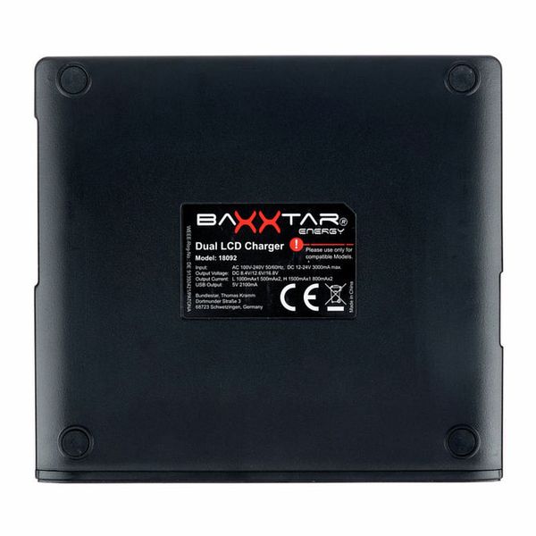 Baxxtar Pro LCD Dual Charger for NP-F