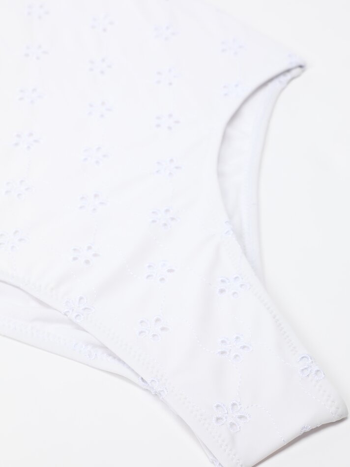 Maiô com bordado suíço - Branco